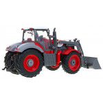 Traktor s prívesom RC 1:28 červeno-zelený RTR